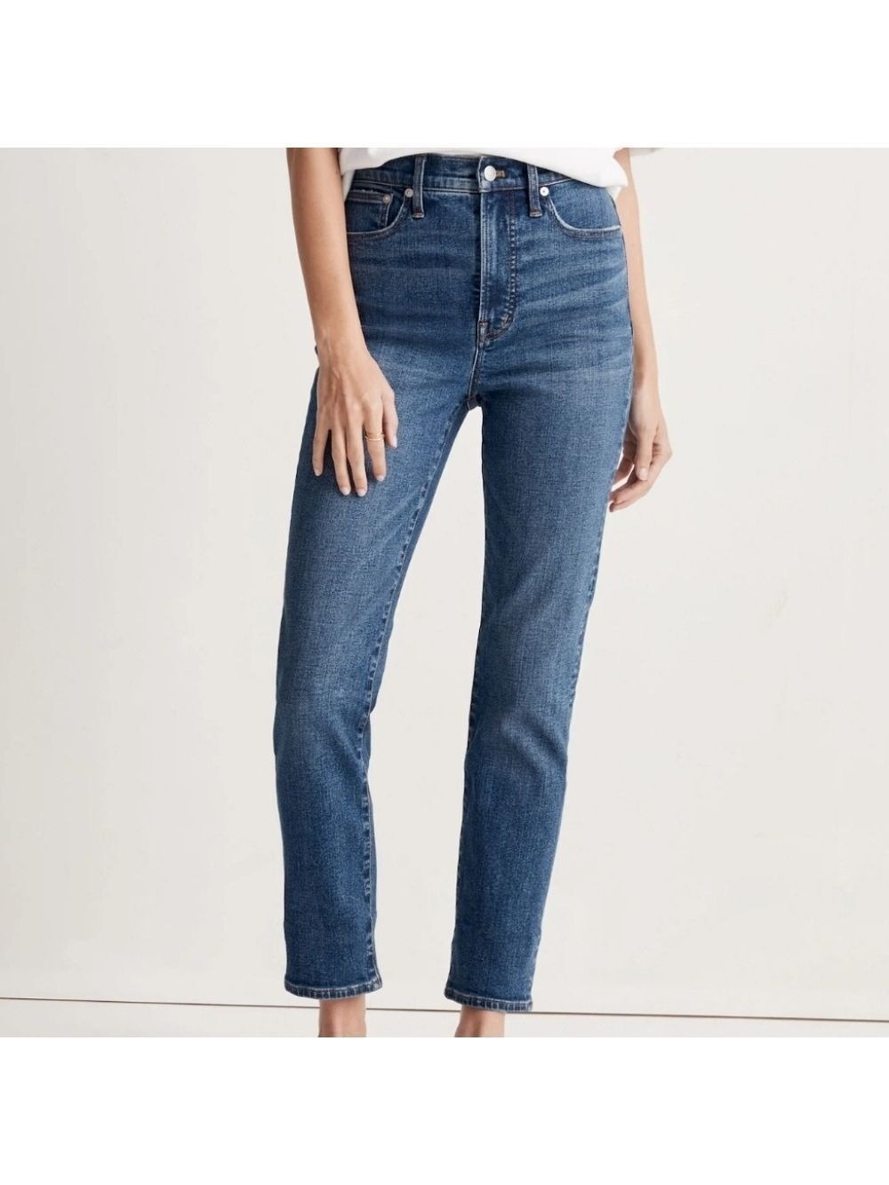 Madewell The Perfect Vintage Jean 26 Hi Rise Skinny Leg 90s Mom Jean